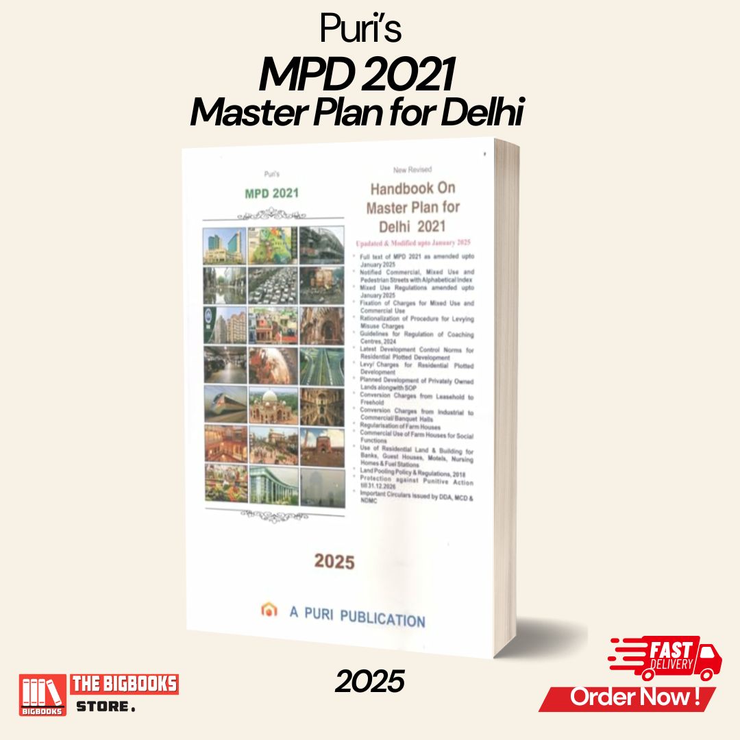 Puri's Handbook on Master Plan For Delhi 2021 (MPD 2021) - 11th Edition 2025