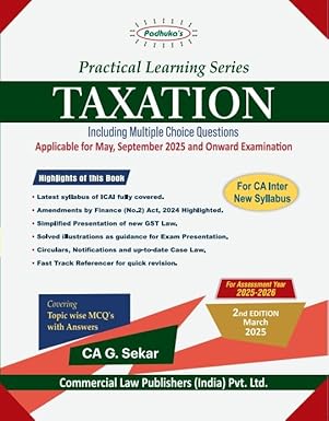 Commercial Practical Learning Series Taxation Including MCQ's - 2nd Edition 2025