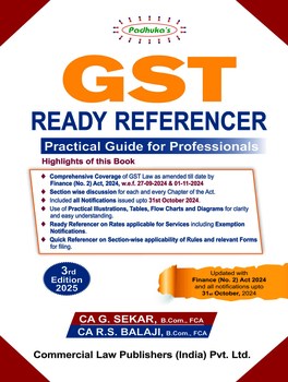 Commercial's GST Ready Referencer - Practical Guide for Professionals - 3rd Edition 2025