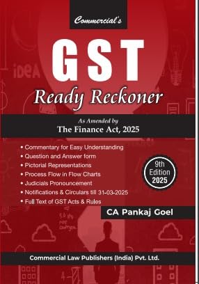 Commercial's GST Ready Reckoner - 9th Edition 2025