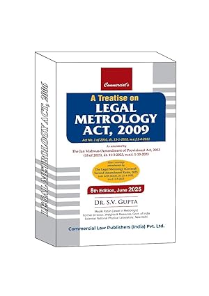 Commercial's A Treatise on Legal Metrology Act, 2009 - 8th Edition 2025