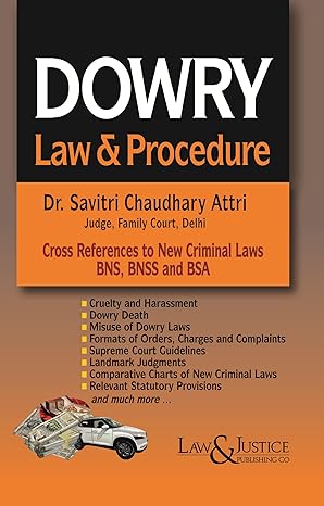 Law&Justice DOWRY - Law & Procedure - Edition 2025