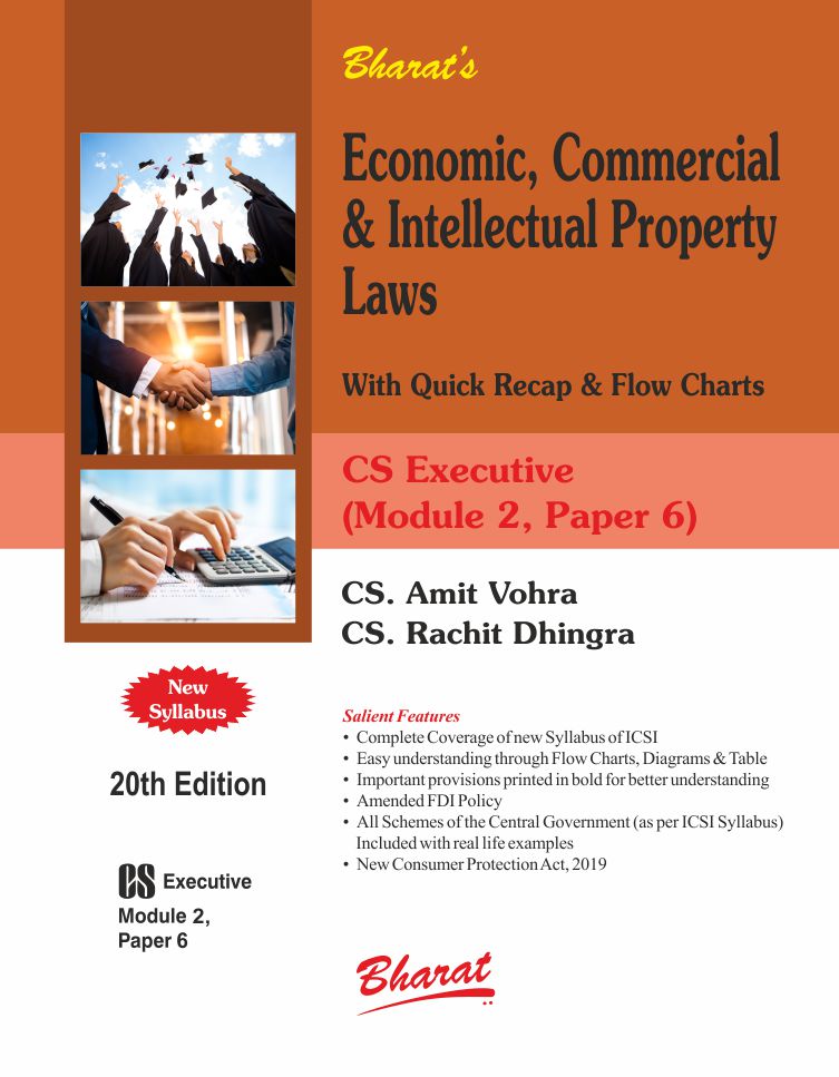 Bharat's  Economic, Commercial and Intellectual Property Laws (Paper-6) - 20th Edition 2025
