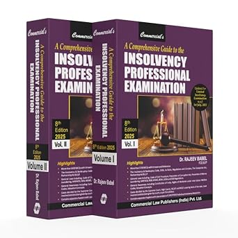 Commercial's A Comprehensive Guide To the Insolvency Professional Examination - 8th Edition 2025