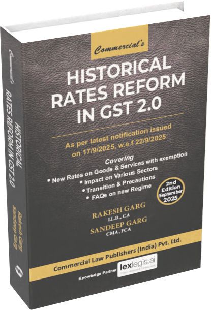 Commercial's Historical Rates Reform in GST 2.0 - 2dn Edition Sep - 2025