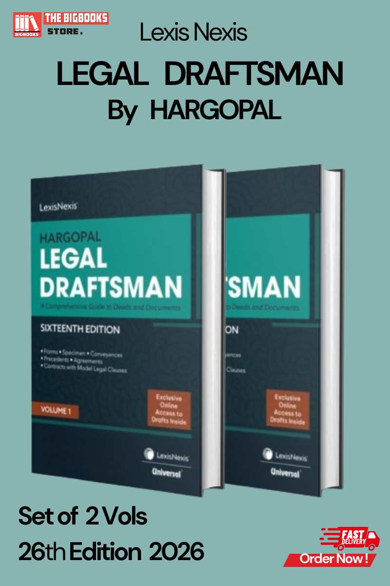 Hargopal’s Legal Draftsman (in 2 Vols.) – 16th Edition 2026
