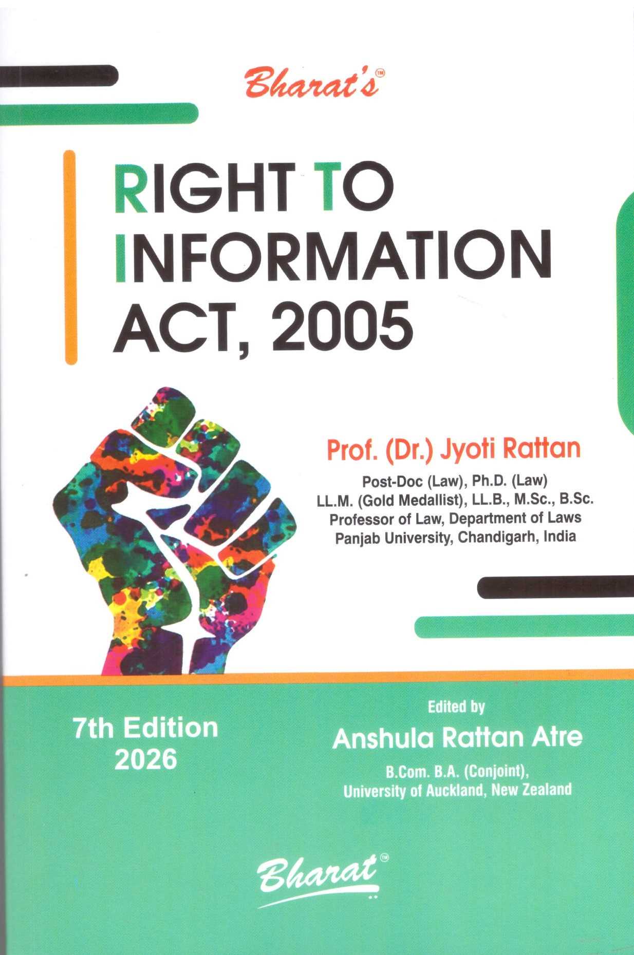 Bharat's Right To Information Act, 2005 - 7th Edition 2026