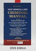Commercial's New Criminal Law (Criminal Manual BNS,BNSS,BSA ) (POKECT) - Reprint Edition 2026 Commercial's New Criminal Law (Criminal Manual BNS,BNSS,BSA ) (POKECT) - Reprint Edition 2026