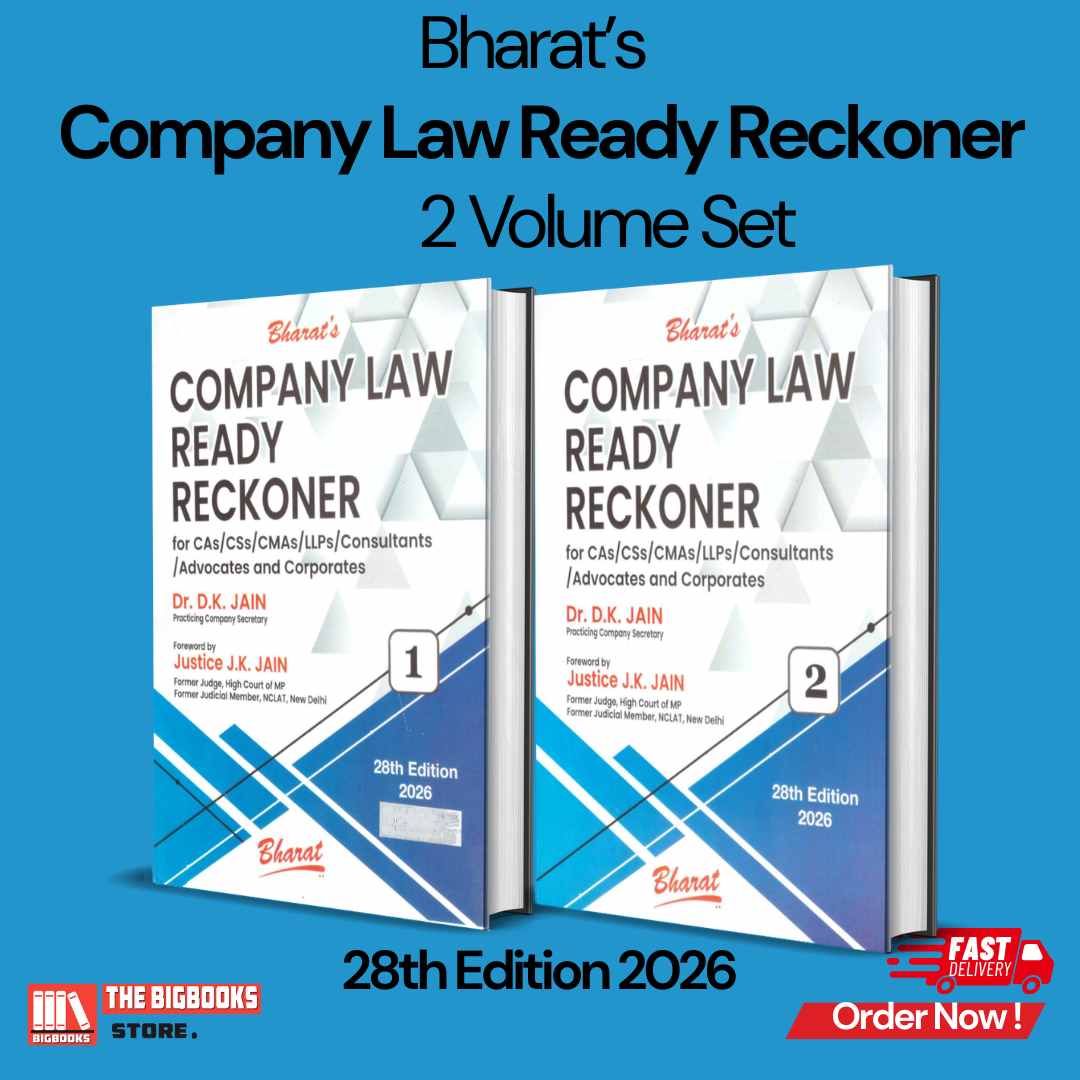 Bharat’s Company Law Ready Reckoner (2 Volume Set ) - 28th Edition 2026 Bharat’s Company Law Ready Reckoner (2 Volume Set ) - 28th Edition 2026