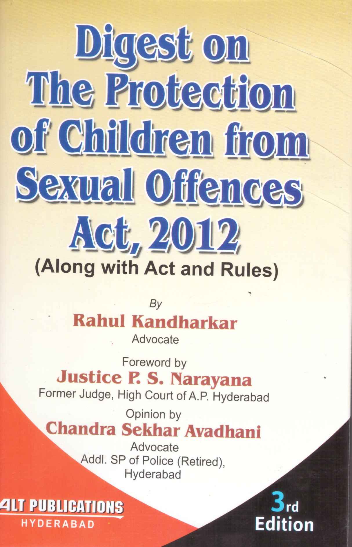 ALT Publication's Digest On The Protection Of Children From Sexual Offence Act , 2012 -3rd Editon 2026