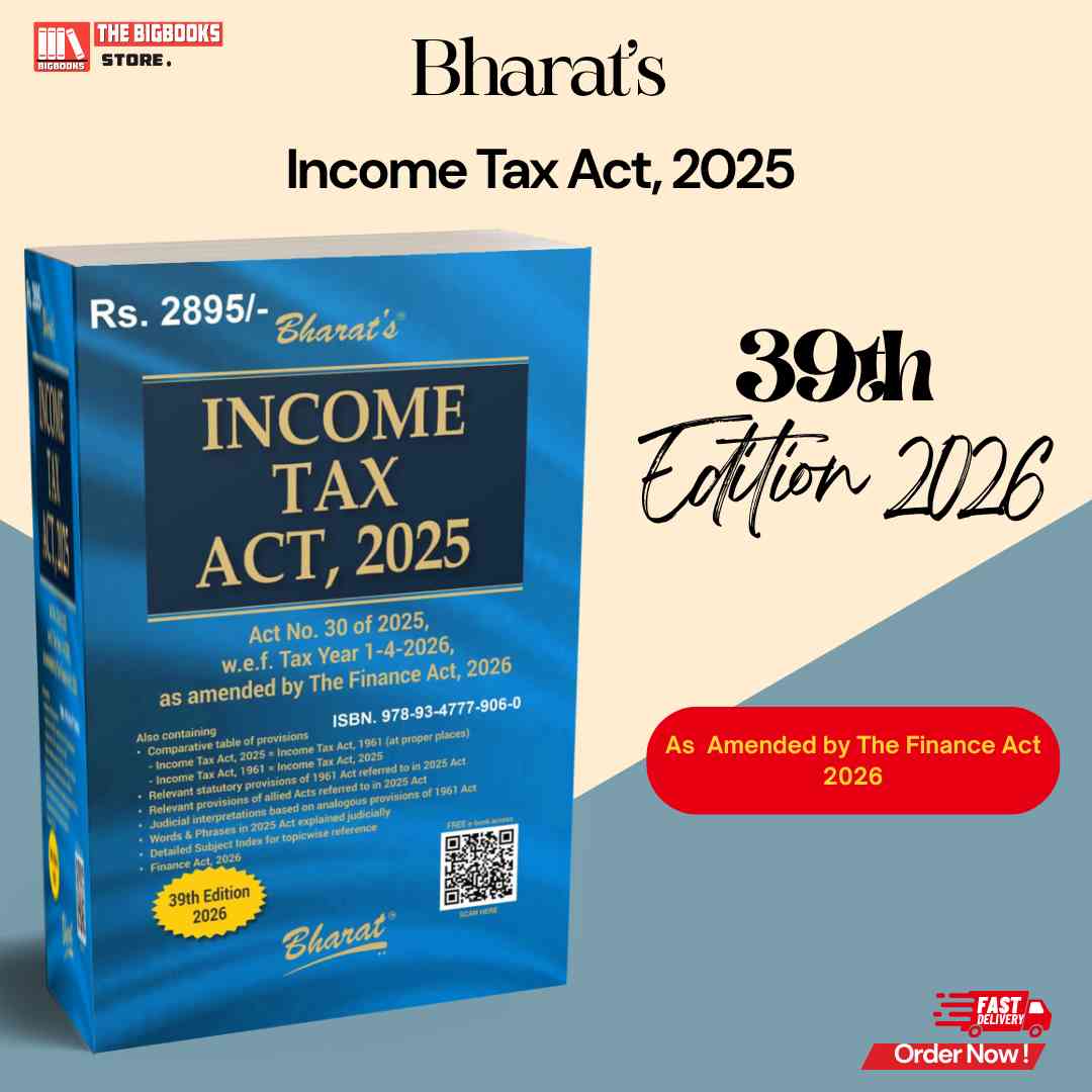 Bharat's Income Tax Act As  Amended by The Finance Act 2026- 27  - 39 Edition 2026