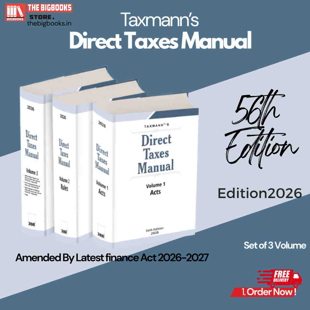 Taxmann's Direct Taxes Manual ( Set of 3 Vols ) - 56th Edition 2026