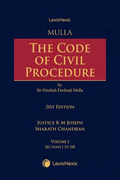 Mulla's The Code of Civil Procedure (CPC -In 3 Volumes)  21th Edition 2025