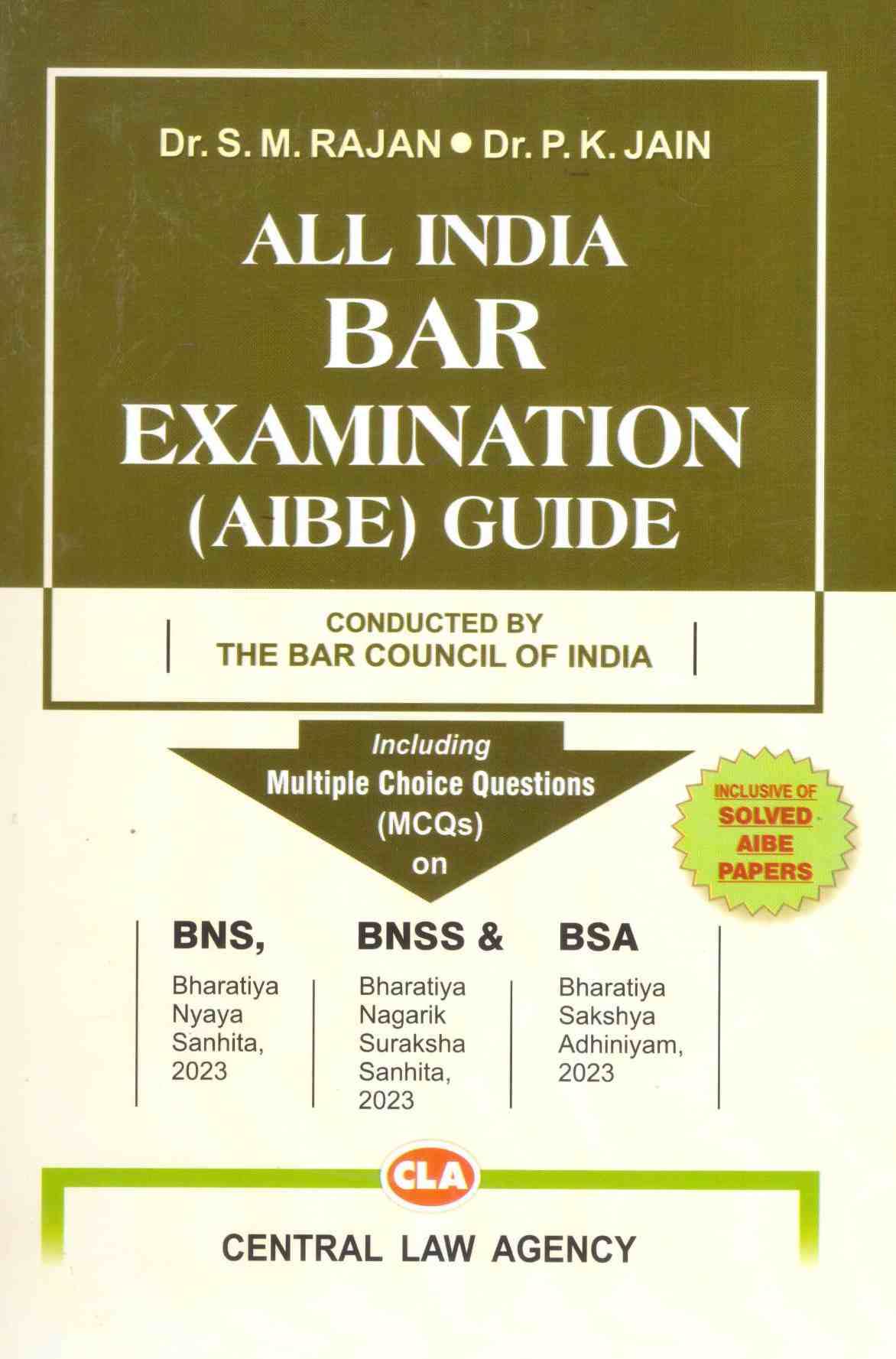 CLA's All India Bar Examination (AIBE) Guide - Edition 2026