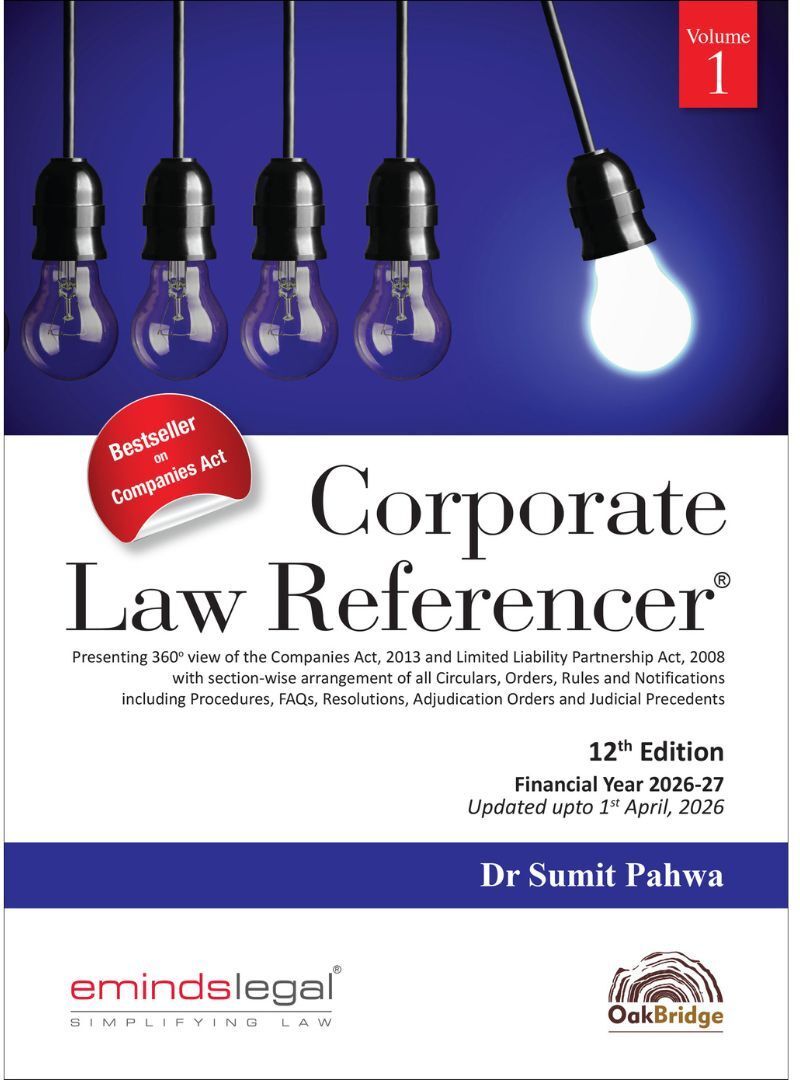 OakBridge's Corporate Law Referencer (Set of 2 Volumes) -12th Edition 2026