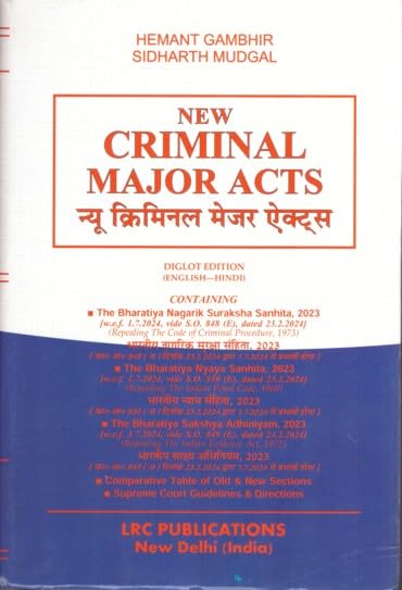 LRC's New Criminal Major Act ( Diglot ) - Edition 2026 LRC's New Criminal Major Act ( Diglot ) - Edition 2026