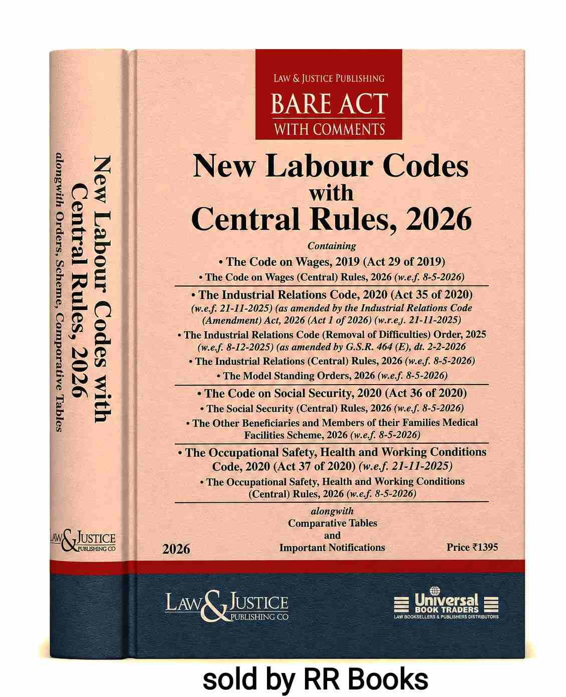 L&J's New Labour Codes with Central Rules, 2026 Bare Act with Comments - Edition 2026