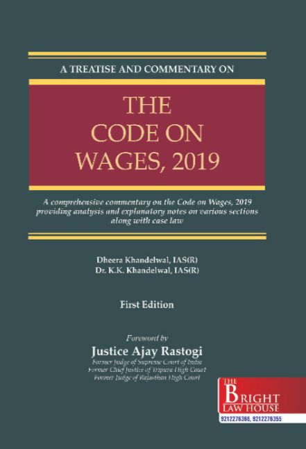 Bright's A Treatise & Commentaron on Code on Wages, 2019 (A Treatise & Commentary) - 1st Edition 2026 Bright's A Treatise & Commentaron on Code on Wages, 2019 (A Treatise & Commentary) - 1st Edition 2026