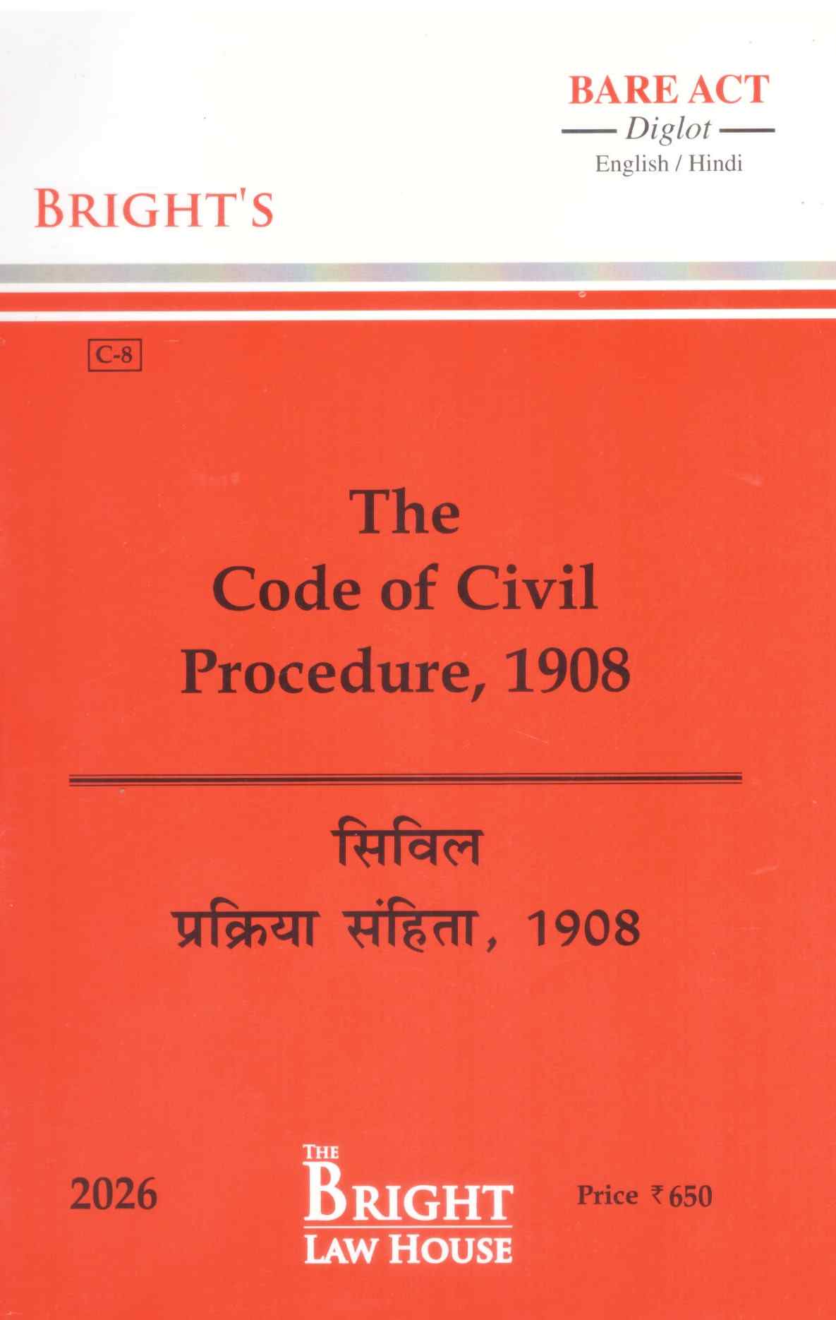 Bright's The Code of Civil Procedure, 1908 - Edition 2026