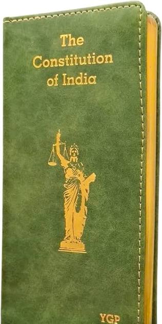 YoungGlobal's The Constitution of India (Coat Pocket Edition) Leather Bound, Green - Edition 2026 YoungGlobal's The Constitution of India (Coat Pocket Edition) Leather Bound, Green - Edition 2026