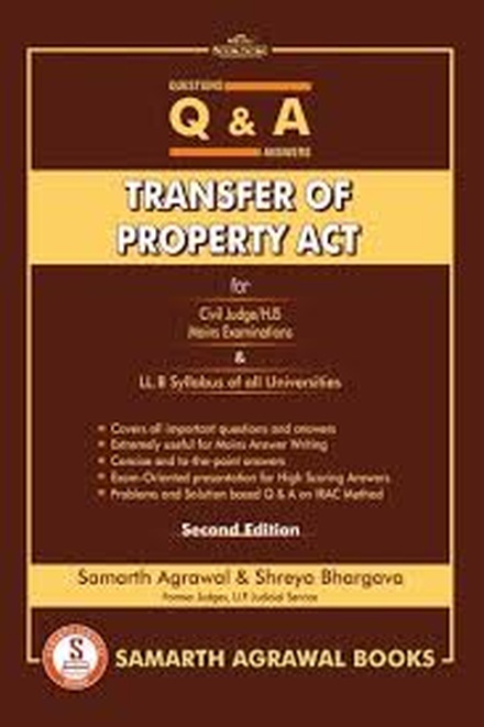 Samarth's Questions and Answers: Transfer of Property Act - 2nd Edition 2026 Samarth's Questions and Answers: Transfer of Property Act - 2nd Edition 2026