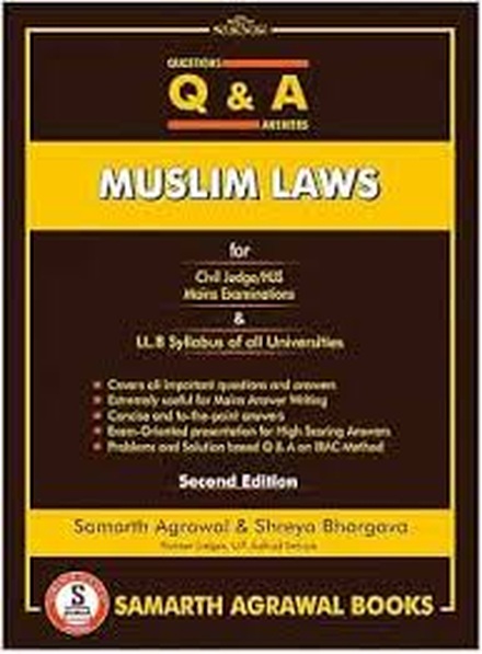 Samarth's Questions and Answers: Muslim Laws - 2nd Edition 2026 Samarth's Questions and Answers: Muslim Laws - 2nd Edition 2026